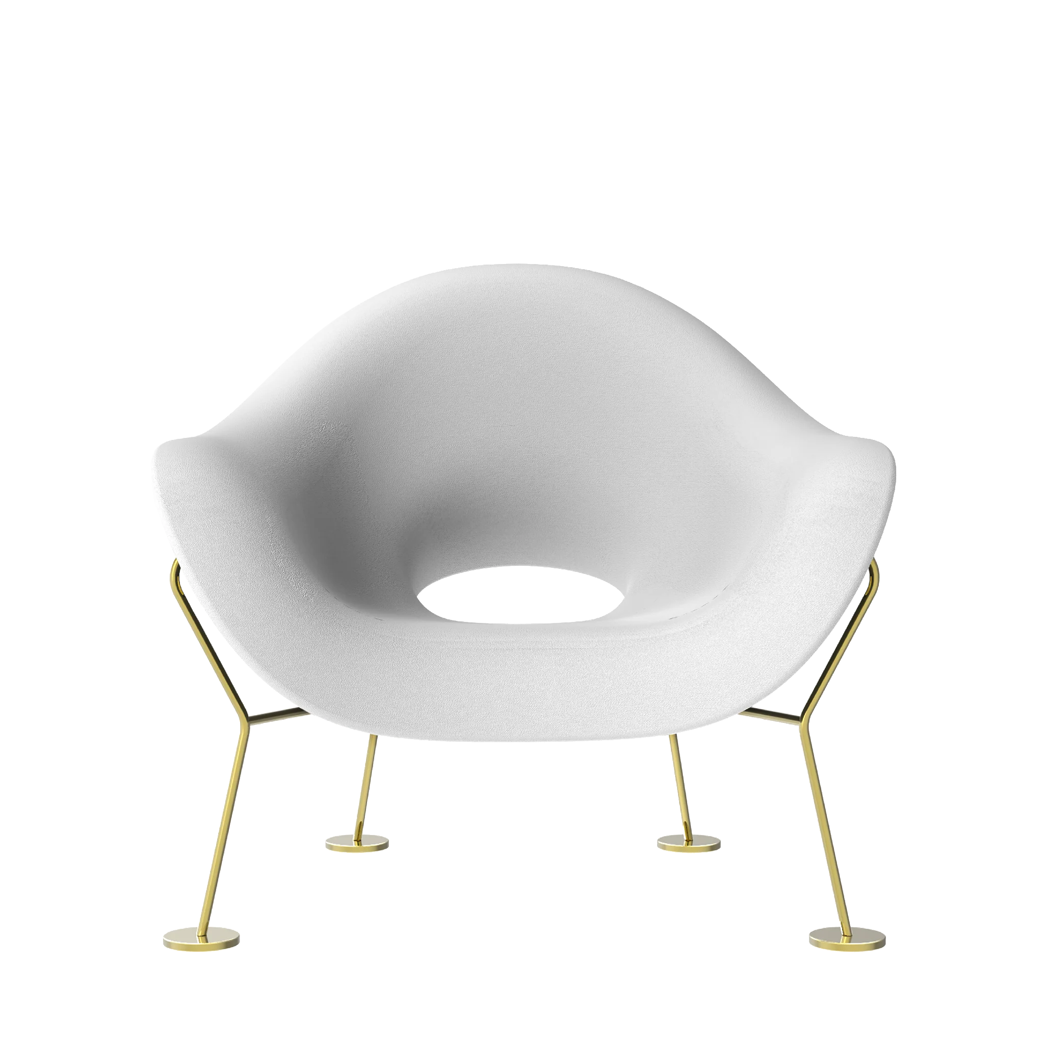 Poltrona Pupa Brass Base