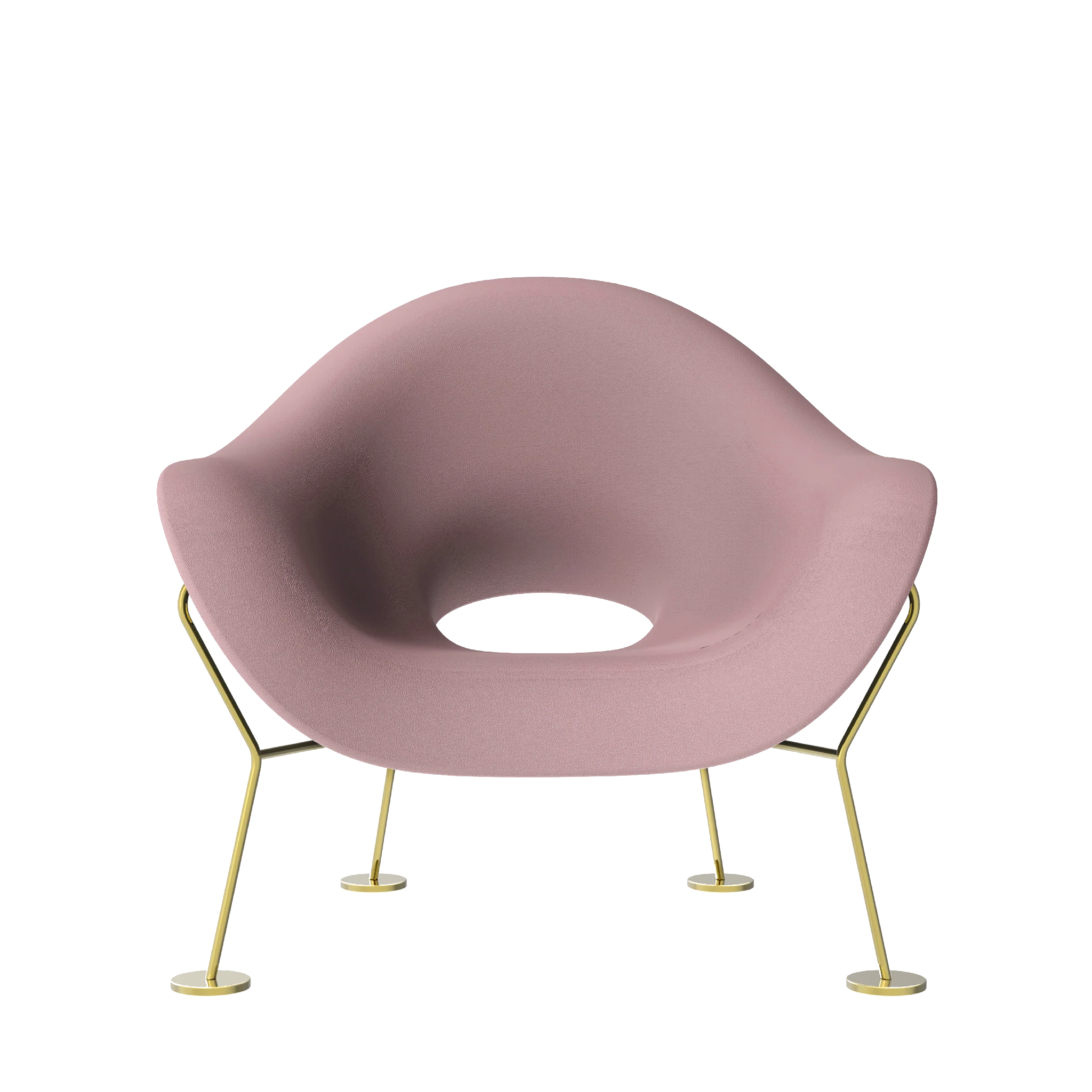 Poltrona Pupa Brass Base