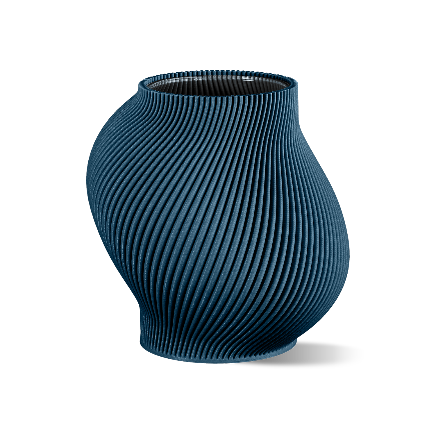 Boyk—14 Vase - Mosaic Blue