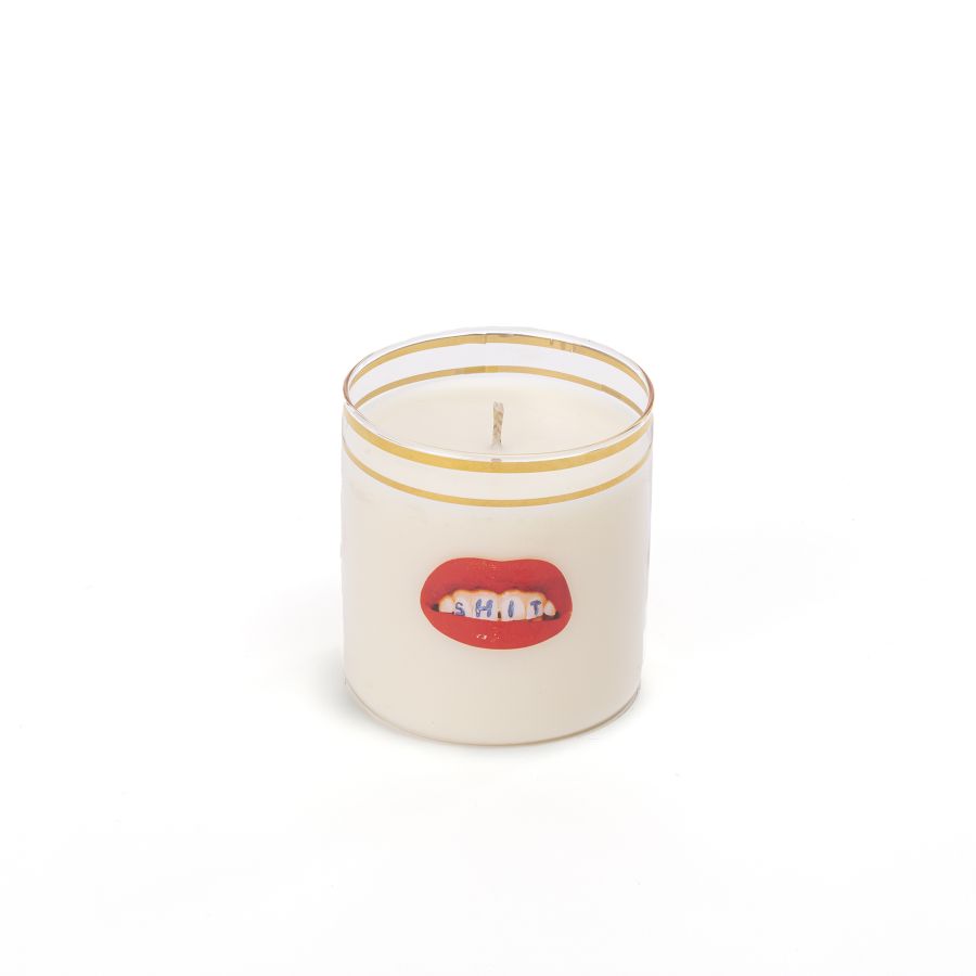 Candela in vetro Toiletpaper
