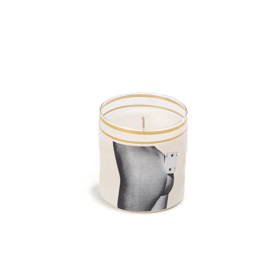 Candela in vetro Toiletpaper