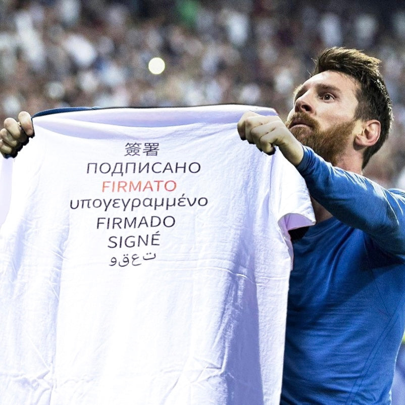 SIGNED t-shirt