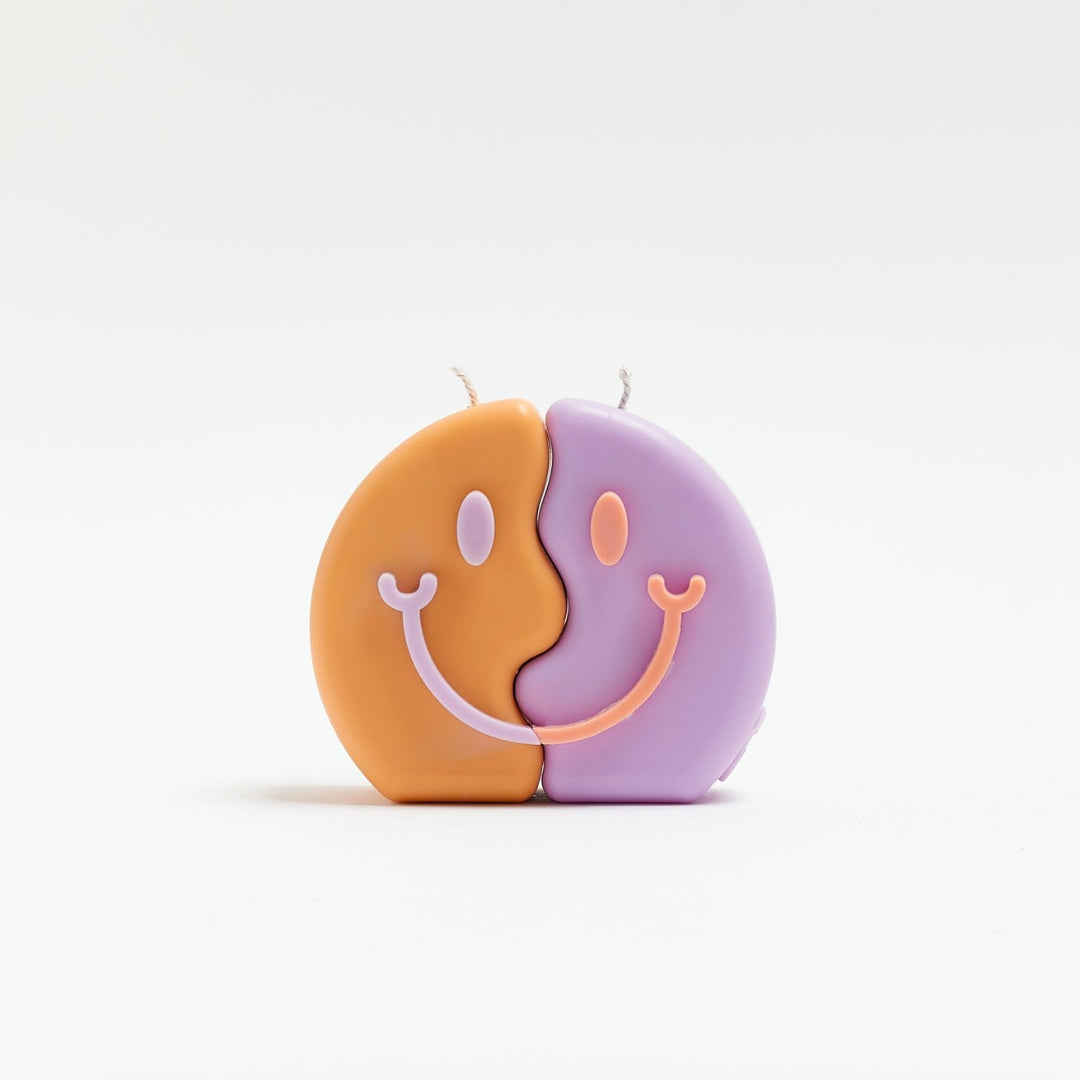 Gemini Candle - Lilac and Peach