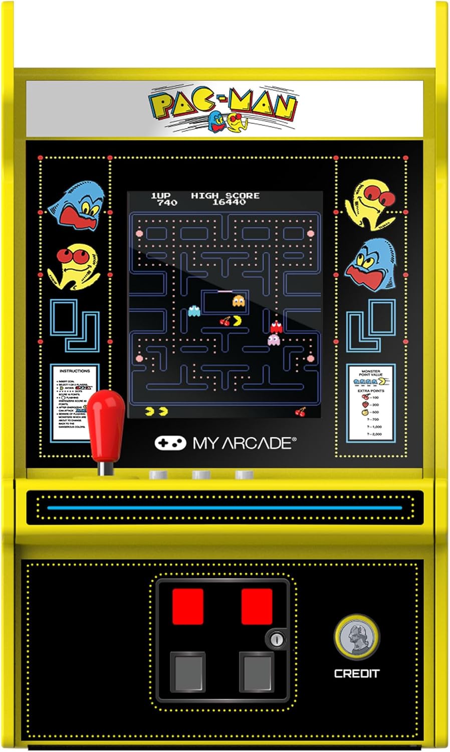 PAC-MAN PORTABLE RETRO ARCADE
