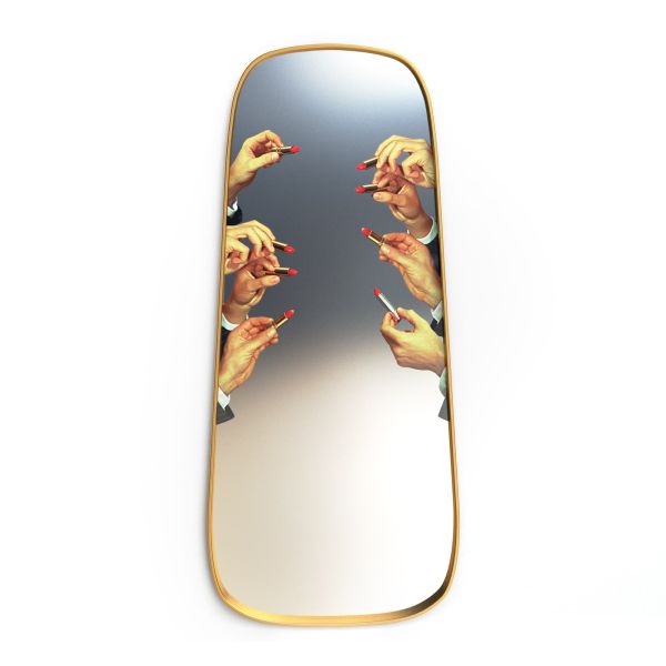 Specchio con Cornice Dorata - Rossetti