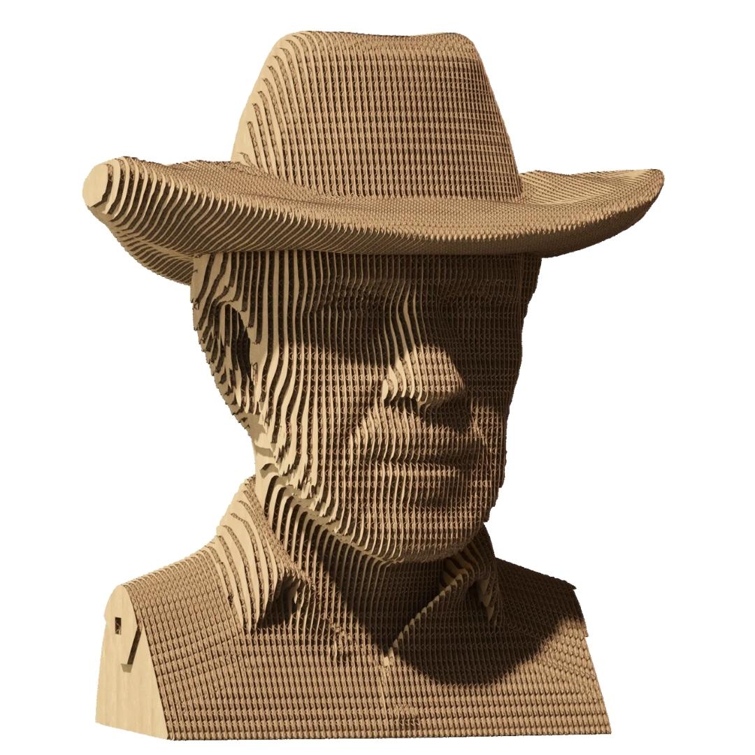 Cardboard 3D puzzle CHUCK NORRIS