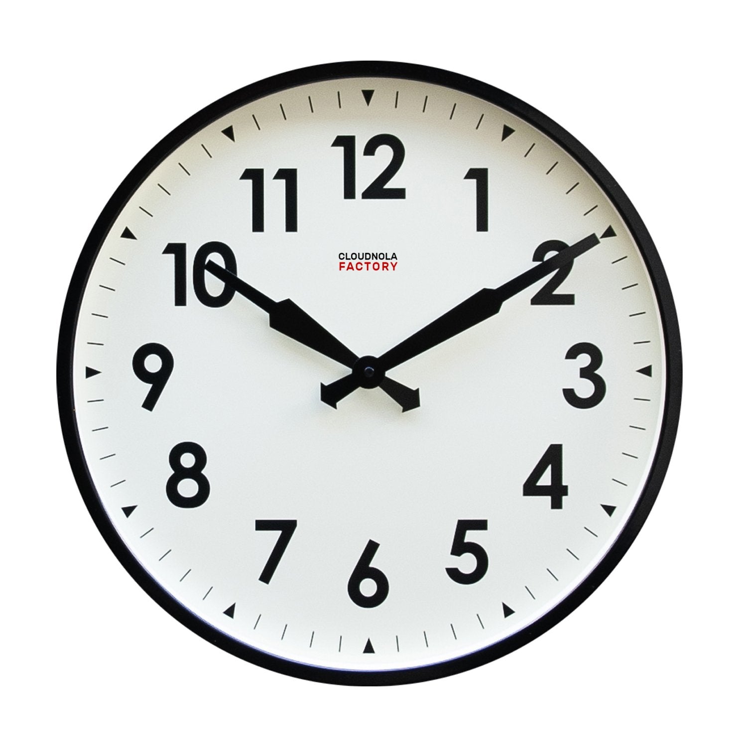 Cloudnola Factory Wall Clock - Black 45cm